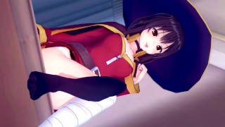 EROTIC TIME WITH MEGUMIN 😏 KONOSUBA HENTAI