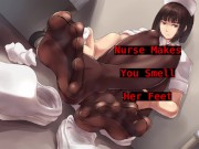 Preview 1 of Nurse Sweaty Foot POV (Audio)