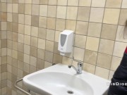 Preview 2 of Real Porn Casting in A Public Toilet of a Shopping Mall