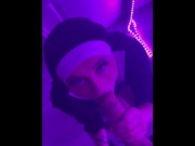 Preview 6 of Filthy Nun Gives A Sloppy Blowjob (full vid on onlyfans)