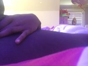Preview 2 of Ebony Babe Fingers her tight wet pussy