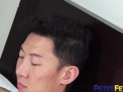 Preview 1 of PETERFEVER Cody Hong Masturbates With Black Bren Bradshaw