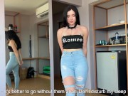 Preview 1 of StepSister Asked For Help Choosing Jeans And Gave Herself To Fuck - Ep.1 (POV, Throatpie)