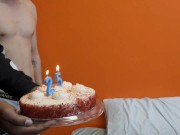 Preview 1 of Redhead Birthday Gangbang