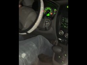 Preview 5 of Jerking off in my car with my friend watching