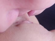 Preview 1 of MY ASIAN GIRL ASKED TO LICK HER TIGHT PINK PUSSY