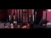 Preview 3 of Sims - Public Sex At Strip Club