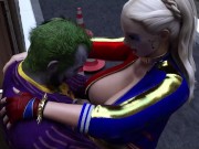 Preview 3 of The Joker Fucks Harley Quinn in dirty Alley way