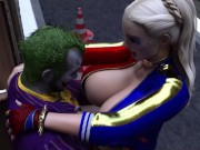 Preview 6 of The Joker Fucks Harley Quinn in dirty Alley way