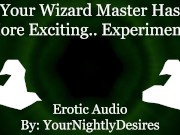 Preview 6 of Taking Two Enormous Cocks From A Wizard [Fantasy] [Cowgirl] [Blowjob] (Erotic Audio for Women)