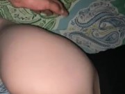 Preview 1 of Fat booty snow bunny likes it rough  👅