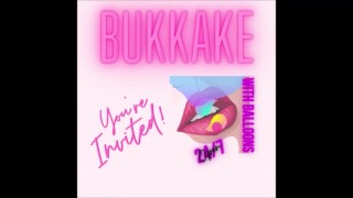 Bukkake with balloons a delightful pleasure