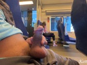 Preview 5 of A stranger showed me his dick on the train and I sucked in public