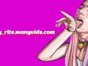 Preview 1 of Hatsune Miku | Vocaloid cosplay deep anal masturbation with big dildo