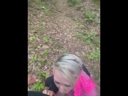 Preview 2 of Blonde Having sex on public till he cums inside me