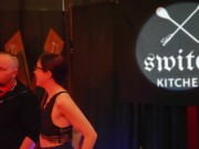 Preview 1 of Nerdy Faery Visits Switch Kitchen: Flogging at Taboo