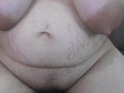 Preview 3 of My BBW femdom stepmom with a hairy pussy ride on my small cock in cowgirl pose until my creampie!
