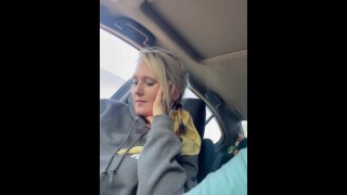 Wild Ride PAWG Eighteen Year Old Amateur Car Fucking While Driving