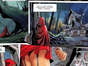 Preview 2 of Red Riding Hood- Riding a big Furry Dick in the forest