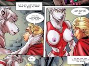Preview 3 of Red Riding Hood- Riding a big Furry Dick in the forest