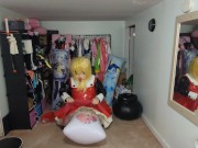 Preview 2 of Kigurumi Roll Breathplay and Inflatable Pillow Hump