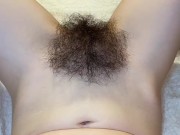 Preview 6 of Hairy Tanya Combs Her Long Pubic Hair