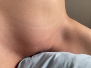 Preview 5 of First Rubbing on the Blanket with a Powerful Orgasm and a Pulsating clitoris Vikki Pie