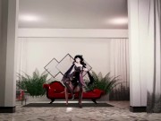 Preview 3 of Luo Tianyi Vocaloid Hentai Dance and Sex MMD 3D Black Hair Color Edit Smixix