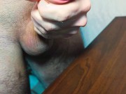 Preview 6 of I want to cum inside you when you're on the table Moans Hard orgasm Lots of cum - AlexHuff