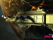 Preview 2 of Rendezvous at Beta Cebturi - 3D Futa Scifi Porn Animation by Wye4X