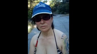 Danger!! Milf nude sneaking around risky Private Property Water Plant!! part 7