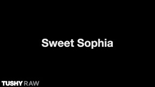 TUSHYRAW Sweet Sophia gets her tight little ass fucked hard