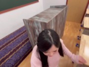 Preview 5 of Teacher teaches student with a big cock, I just want to pass my class 盡情內射學生妹