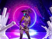 Preview 1 of [MMD] (G)I-DLE - NXDE Sexy Kpop Dance 4K League Of Legends Ahri Akali Kaisa Evelynn Uncensored