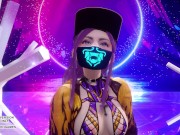 Preview 3 of [MMD] (G)I-DLE - NXDE Sexy Kpop Dance 4K League Of Legends Ahri Akali Kaisa Evelynn Uncensored