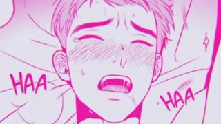 Anime Guy Uke Aheago Moaning Desperately