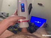 Preview 2 of Pulsating Cumshot Fucking Fuck Machine Toy from @sexo_eadda!!!!