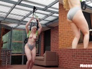 Preview 4 of Hanging wedgie swing wedgie girl funny tighty whities