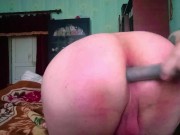 Preview 2 of Young Gay Slut Moaning - Huge Cock from Sex Shop Tears His Anus