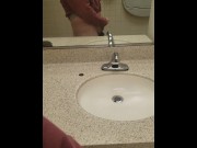 Preview 5 of Chubby Boy Cumming In Public Restroom
