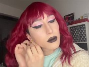 Preview 3 of Sissy boy feminization with hard step daddy suck and fuck