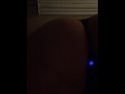 Preview 1 of Took some ecstasy and rolling my vibrating butt plug wearin cock strokin havin ass off
