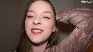 Amateur French (Eng Sub) - Nina is back, i lick her pussy and we chill together.