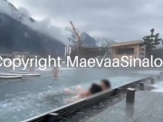 Preview 5 of Maevaa Sinaloa - A guy fills my pussy in a famous spa full of people