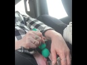 Preview 3 of Desperate To Cum Milf Masturbates & Has Orgasm In Car