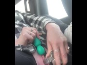 Preview 5 of Desperate To Cum Milf Masturbates & Has Orgasm In Car