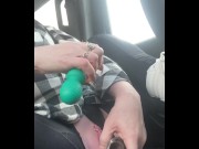 Preview 6 of Desperate To Cum Milf Masturbates & Has Orgasm In Car