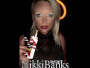 Preview 1 of xNx - Smoking Fetish Legend NikkiBanks ( Full Marlboro Red )