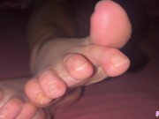 Preview 5 of Hey slave smell my sweaty toes !