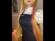 Preview 1 of COSPLAY Tohru Kobayashi's Dragon Maid masturbates on camera